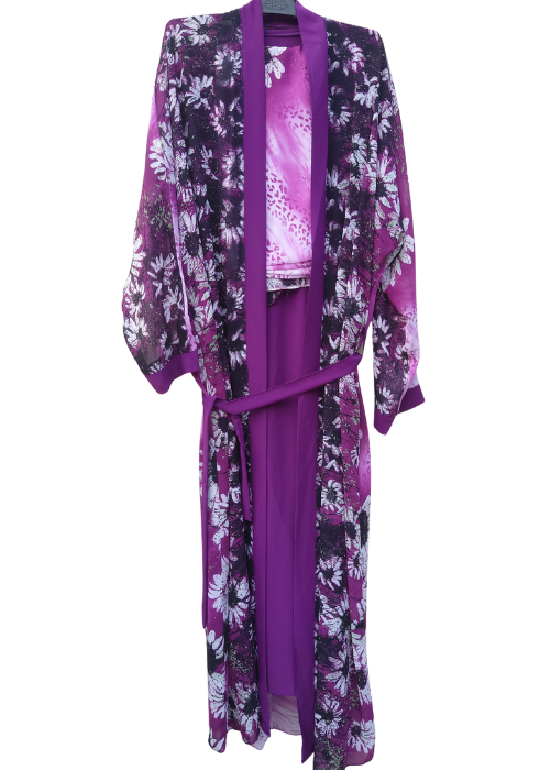 SKN-1 MEXI DOUBLE UPER SHEFON PRINT (REG)